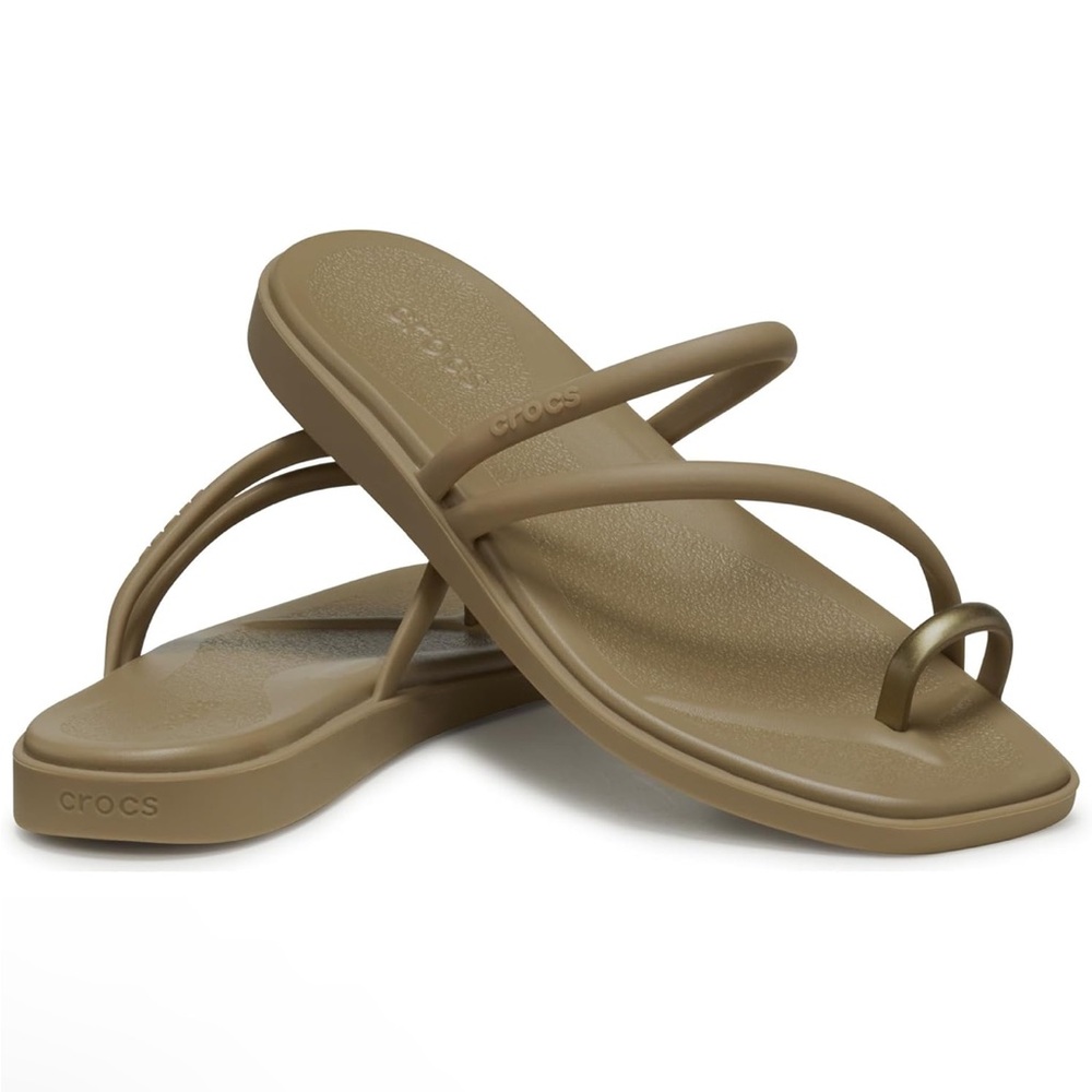 Woman's Sandals Crocs Miami Toe Loop Sandal Sz 11 New